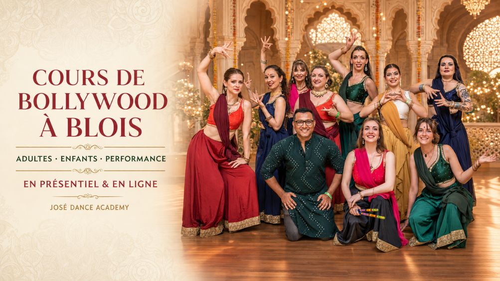 cours de danse Bollywood à Blois avec José Dance Academy adultes, enfants, débutants, performance et cours en ligne